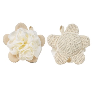 Modern Double-Sided Soft Bath Flower Non-Foaming Household Hanging Rope Bath Ball New PE Material Bath Tool - Product Image 1