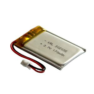 Dünne, leichte Lithium-Ionen-Akkus der Klasse A 302035 mit 180 mAh für Power Solution BMS, Unterstützung für OEM und ODM. - Product Image 1