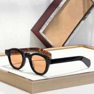 JMM <span class=keywords><strong>BALZAC</strong></span> 47-26-146 Lunettes <span class=keywords><strong>de</strong></span> soleil pour hommes et femmes <span class=keywords><strong>de</strong></span> qualité supérieure, lunettes <span class=keywords><strong>de</strong></span> soleil <span class=keywords><strong>de</strong></span> créateur, style punk classique, luxe, acétate, UV400, avec boîte - Product Image 1