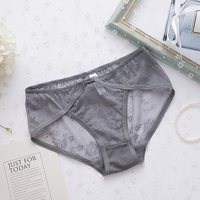 Lingerie femmes culottes sous-vêtements sans couture femmes dames Sexy culotte dentelle String Transparent Culotte