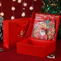 Boîte-cadeau de Noël de luxe Offre Spéciale Nouveau design avec illustration en trois dimensions pour les célébrations festives