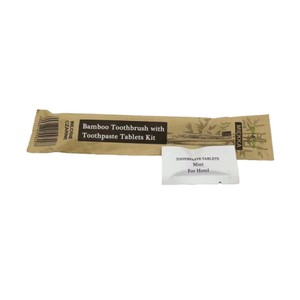 Kit Dental Desechable de Lujo para Hoteles de 5 Estrellas, Cepillo de Dientes con Cerdas Suaves y Mini Pasta Dental para Resorts y Spas - Product Image 2