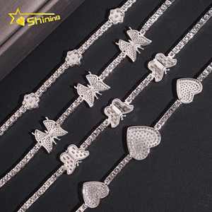 स्टर्लिंग चांदी <span class=keywords><strong>925</strong></span> ब्रेसलेट संग्रह हिप हॉप गहरा प्रमाणपत्र डी बनाम मोइससानाइट पुरुष ब्रेसलेट - Product Image 6