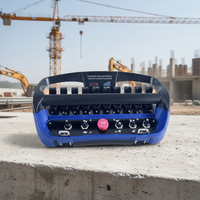 Grue montée sur camion avec télécommande et récepteur de signal, portée de 50 à 500 m, batterie rechargeable, protection étanche IP68