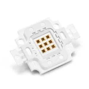 Chip LED de alta potencia infrarrojo IR, 850nm, 940nm, 10W, matriz de lámpara de luz 850, 940 nm para cámara de visión nocturna