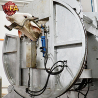 Machine de Restraint Rotative pour l'Abattage Rituel Halal du Bétail, Équipement d'Abattoir de Vaches, Dispositif pour Usine de Transformation de Bœuf