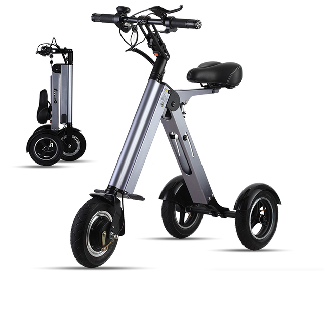 XFY MOQ Low Portable 3 Wheel Electric Folding Scooter With Seat Best Buy Electric Scooter Foldable Electric Scooter