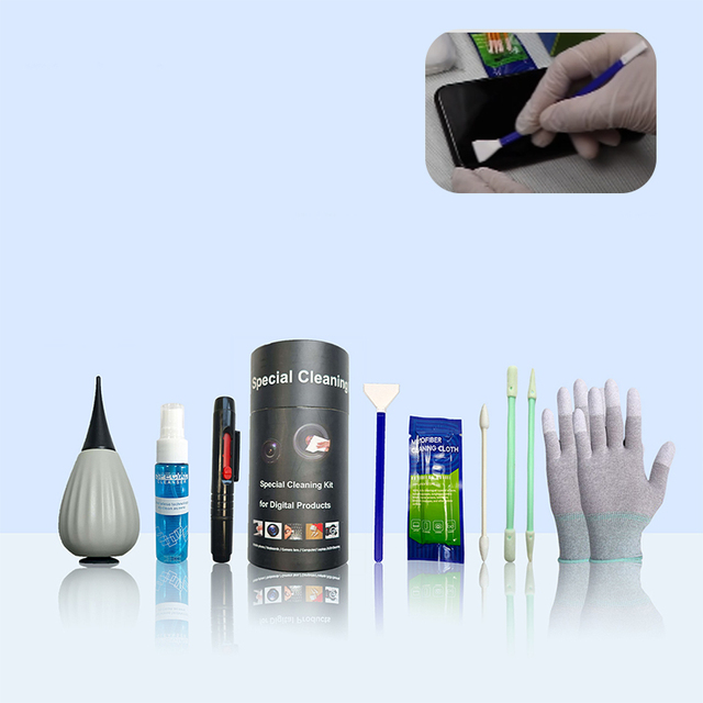 Eight in One Cleaning Kit ODM Services Available Laptop & Phone Screens Microfiber Swab Eco-Friendly Anti-Dust Cleanser