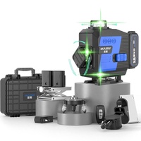 Rotation de la tête laser au prix le plus bas de l'usine 4D construction horizontale laser à faisceau vert à 16 lignes