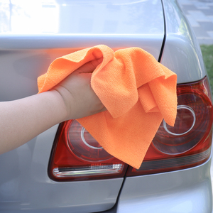 50PK Chiffons <span class=keywords><strong>de</strong></span> nettoyage en microfibre réutilisables sans bords, absorbants, pour le nettoyage domestique et automobile - Product Image 5