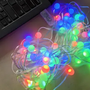 Lampu led kabel tembaga IP67 anti air RGB fleksibel digital warna penuh USB digital bertenaga baterai lampu strip led fleksibel