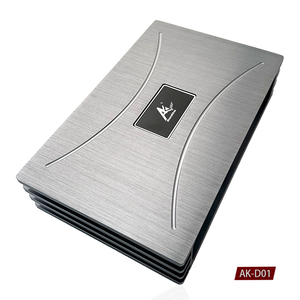 Amply xe hơi <span class=keywords><strong>DSP</strong></span> công suất cao AK-D01 Mono Block, thiết kế mới, 4/6 kênh, 4*100W cho loa siêu trầm - Product Image 1
