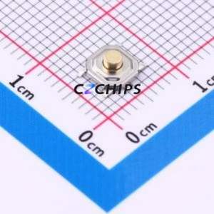 SH-TS-1187-23-250gf Tactile Switch SMD-4P,5.2x5.2mm Switch Single Pole Single Throw Round Button 2.5N Vertical Mount - Product Image 1