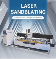 Machine de sablage au laser à fibre 1300*2500mm pour la gravure et le perçage de miroirs en verre