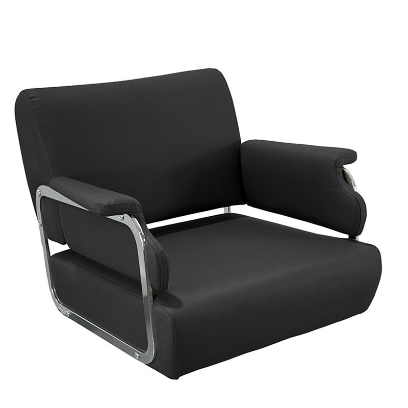 Upper seat with footrest-black