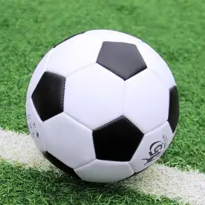 Ballon de football personnalisé professionnel en cuir PVC taille 3 4 5 Vente en gros