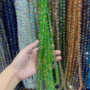 Perles de Cristal en Gros Forme Ronde Facettées <span class=keywords><strong>Disco</strong></span> pour la Fabrication de Bijoux - Product Image 4