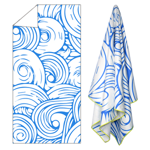 Couverture de plage portable à séchage rapide, légère, pliable et absorbante, pour <span class=keywords><strong>les</strong></span> <span class=keywords><strong>vacances</strong></span>, la randonnée, la natation, le camping - Product Image 6