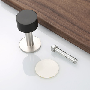 Butée/ferme-porte magnétique moderne en acier inoxydable argenté pour usage domestique, cuisine, entrepôt, hôtel GQK - Product Image 2