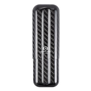 HANNICOOK Laque moderne en fibre de carbone Écologique Étui à cigares à 2 doigts Humidor de voyage Porte-cigare résistant à la pression - Product Image 1