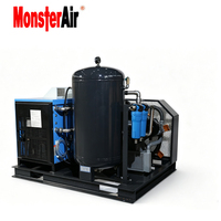 Compresseur d'air dentaire industriel mini silencieux lubrifié à l'huile 22KW 30HP 37KW 50HP
