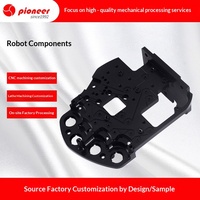 Support de poitrine robotique personnalisé non standard |   Châssis de torse de robot usiné CNC |   Collaboration OEM en acier inoxydable/aluminium