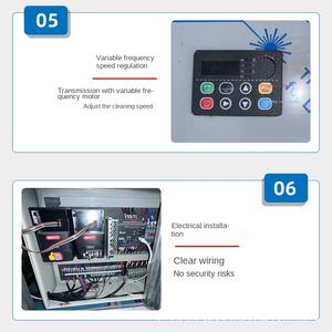 Customizable Semi-Automatic Bottle Rinser Steel Wood Material Pump Motor Core <b>Washing</b> Plastic Bottles Food Beverage Industry - Product Image 5