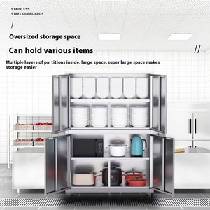 스테인레스 스틸 그릇 캐비닛 (304/201) 부식 방지 그릇 캐비닛 - Product Image 5