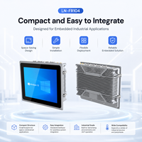 Computadora Comercial con Pantalla Táctil de 10.4 Pulgadas, Doble LAN, COM, USB para Kiosco de Autoservicio, OEM, ODM, Pantalla Táctil Personalizada, PC Todo en Uno