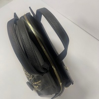 Bolso de Mujer Negro Personalizado, Popular, Hecho a Mano, de PU, de Lujo, de Moda, de Marca Famosa, de Diseñador, con una Sola Correa, Impermeable