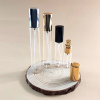 5ml 8ml 10ml 15ml 20ml Testeur d'échantillon de parfum Bouteille de parfum en verre avec pulvérisateur à pompe en métal