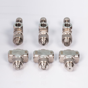 Boquilla Atomizadora de Aire de Acero Inoxidable 12JN de Dos Fluidos con Rosca Interna para Eliminación de Polvo y Humidificación - Product Image 2