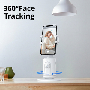 Stabilisateur de caméra intelligent AI P01 avec suivi automatique du visage et rotation à 360° °   Support rotatif pour selfie, accessoire pour vlog et diffusion en direct, 1200 mAh - Product Image 4