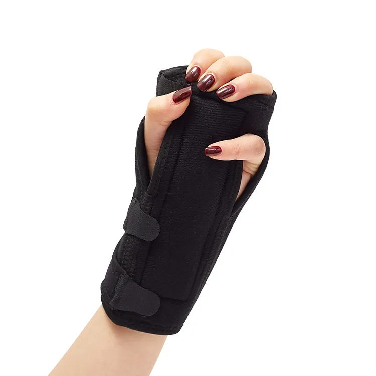 Adjustable Neoprene medical orthopedic wrist band for recovery wrist immobilization splints