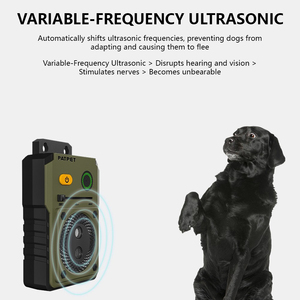 Repelente de perros ultrasónico <span class=keywords><strong>Control</strong></span> de ladridos Rango efectivo 15M Batería recargable impermeable> 20 horas Tres ultrasonidos - Product Image 3