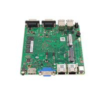 Motherboard Desktop Intel Celeron J1900 Nano ITX DDR3L Single Channel dengan Antarmuka SATA 4USB 2COM dan RAM Baru untuk Gaming