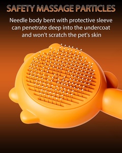 Factory Wholesale <b>Pet</b> Water Spray Brush Soft Dog Hair Steamy Comb Cat Steam Brush for Cat Massage <b>Bathing</b> and <b>Cleaning</b> - Product Image 4