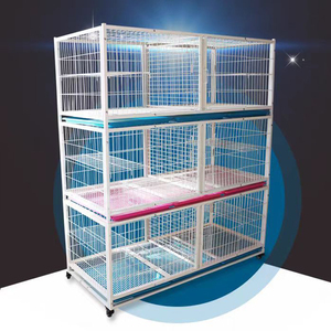 Großhandel abnehmbare Transport stapelbare Züchter benutzer definierte große große Metall Voliere Zucht haus Geflügel Outdoor Taube Vogelkäfig - Product Image 1