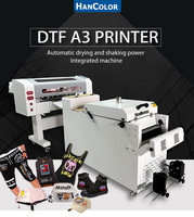 Printer DTF HanColor Tinta Putih untuk Transfer Panas, Kompatibel dengan Epson, Garansi 1 Tahun, Ukuran A3 untuk Pola Kaos dan Pakaian