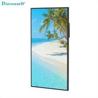 Layar Sentuh Digital Signage Komersial Dalam Ruangan 32/43/55" LCD Kios Interaktif untuk Papan Menu Digital Restoran