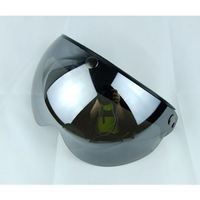 Cascos Abiertos Nuevos de 2021, Casco de Motocicleta Vintage 3/4 con Visera, Gafas Protectoras y Visores de PC en Venta