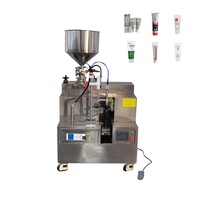 Machine de scellage pneumatique à ultrasons pour tubes souples, avec codage de date et découpe semi-automatique, 220V, pour pâtes cosmétiques et soins de la peau