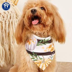 Nueva moda sarga Acción de Gracias triángulo bufanda mascota perro poliéster babero - Product Image 2