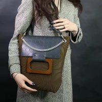 Bolso Tote de Mujer, Diseño de Alta Gama, Estampado Animal, Hecho a Mano, Sostenible, para Todas las Temporadas, Forro de Algodón de Lujo