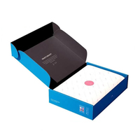 Boîte cadeau avion personnalisée moderne de luxe en carton ondulé, écologique, recyclable, avec poignée, taille sur mesure, pliable