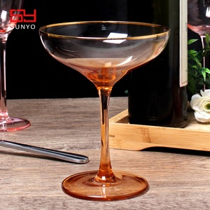 Verre makita en cristal soufflé à la main, décoration personnalisable, réutilisable, de couleur ambre, cristal, 1 pièce - Product Image 5