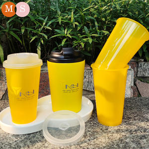 Fabrieksgemaakte grappige sapbekers, wegwerp transparante bekers, op maat gemaakte bubble tea bekers, ondersteunt aangepaste logo-druk, <span class=keywords><strong>plastic</strong></span> drinkbekers met logo - Product Image 5