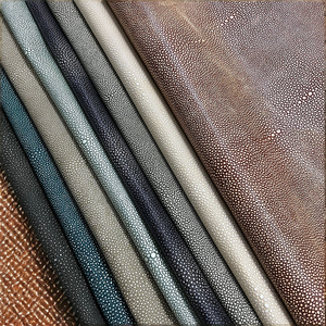 Genuine Stingray Skin Leather Whole Sheet <b>Pearl</b> Pattern Multi Color Natural Material for Luggage <b>Watch</b> Strap Accessories - Product Image 2