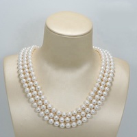 3A qualité 2-13mm brin de perle en gros belle blanc rose violet perle d'eau douce ronde produit semi-fini en gros