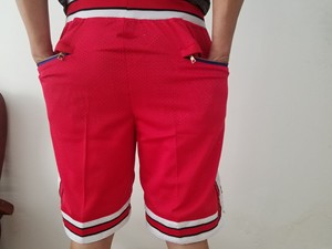 Shorts de basket-ball rétro à prix de gros, shorts de basket-ball en maille à séchage rapide - Product Image 4